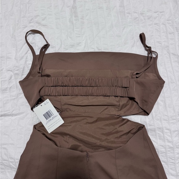 Pretty Lavish Double Strap Backless Midaxi Dress in Chocolate Brown – NWT - Picture 3 of 5